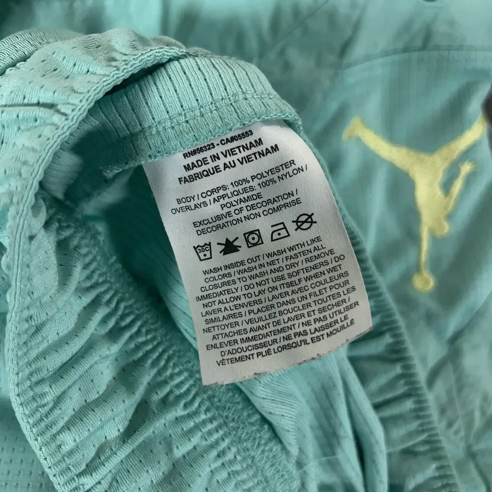 Air Jordan Shorts Mens Extra Large Tropical Twist Diamond Drawstring Jumpman